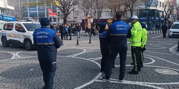 Zabıta ve emniyetten ortak denetim haberi