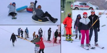 Bayburt Kop Dağı Kayak Merkezi'nde Sömestr Coşkusu! Vali Eldivan Çocuklarla Kayak Keyfi Yaptı Haberi
