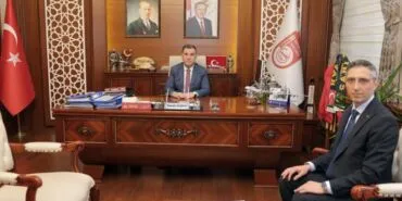 Bayburt Valisi Eldivan, Yeni İl Milli Eğitim Müdürü Kahraman'ı Makamında Kabul Etti Haberi