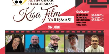 1. Altın Çınar Uluslararası Kısa Film Yarışması başvuruları başladı haberi