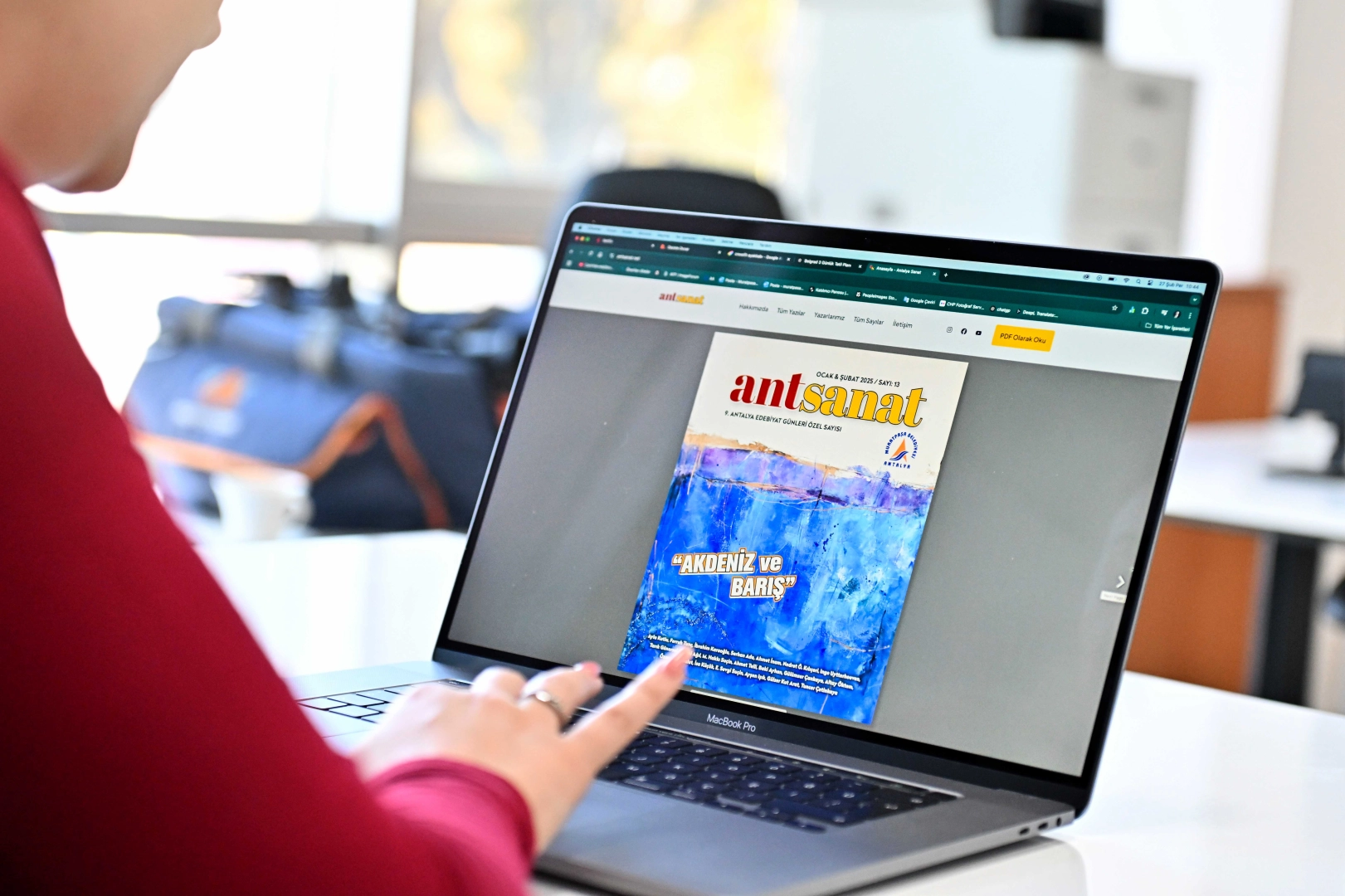 AntSanat artık kendi web sitesinde haberi