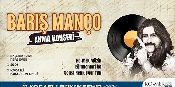 Barış Manço şarkıları ile anılacak haberi