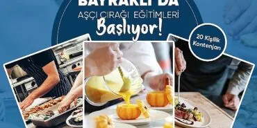 Bayraklı’da ücretsiz ‘aşçı çırağı’ eğitimi haberi