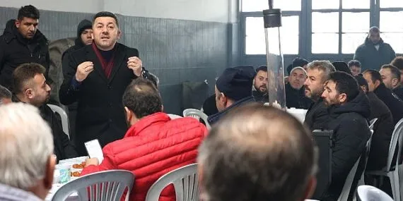 Belediye Başkanı Rasim Arı, Sanayi Esnafıyla Buluştu haberi