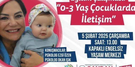 Belediyeden bebeklere iletişim eğitimi! haberi