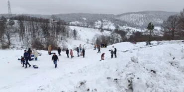 Bilecik Pazaryeri'nde 'kızak' coşkusu! haberi