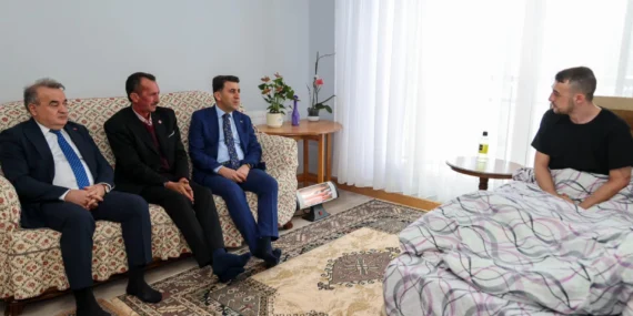 Bilecik Valisi Aygöl, Gazi Aydın’ı unutmadı haberi