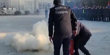 Bilecik'te Jandarma personeline yangın eğitimi haberi