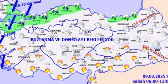 Bugünün yeni hava raporu! Kar etkisini sürdürecek! haberi