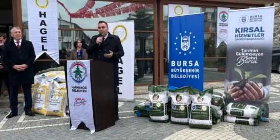 Bursa Büyükşehir'den çiftçiye tohum desteği haberi