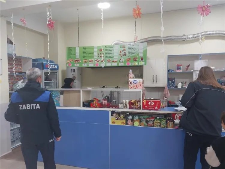 Bursa İnegöl Zabıtası'ndan okul kantinlerine yakın mercek haberi
