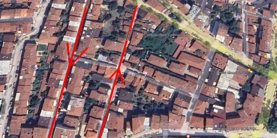 Bursa İnegöl'de iki sokakta tek yön uygulaması başladı haberi