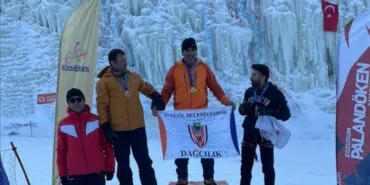 Bursa İnegöllü sporcu buz tırmanış Türkiye Şampiyonu oldu haberi