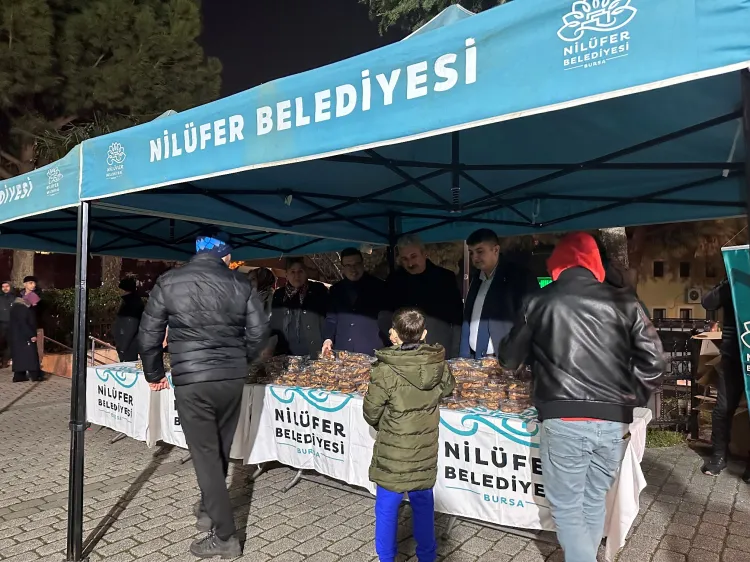 Bursa Nilüfer’de Berat Kandili bereketi haberi