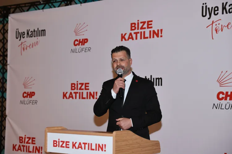 Bursa Nilüfer’de CHP'ye 450 yeni üye haberi