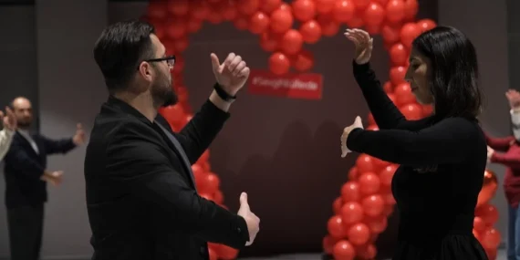 Bursa Nilüferli çiftlerden Sevgililer Günü tangosu haberi