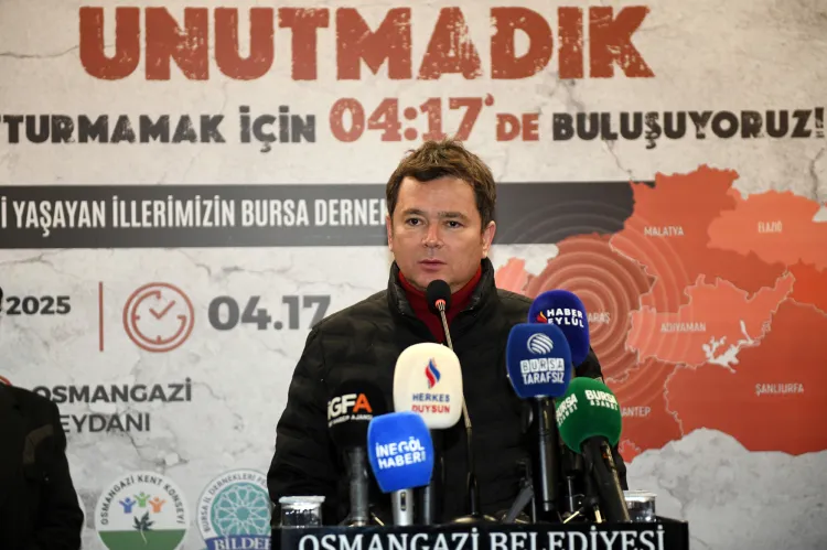 Bursa Osmangazi Belediyesi, 6 Şubat’ı unutmadı haberi