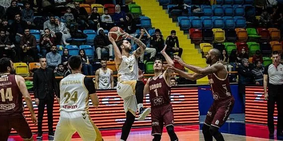 Büyükşehir, Bandırma Bordo Basketbol’a Şans Tanımadı haberi