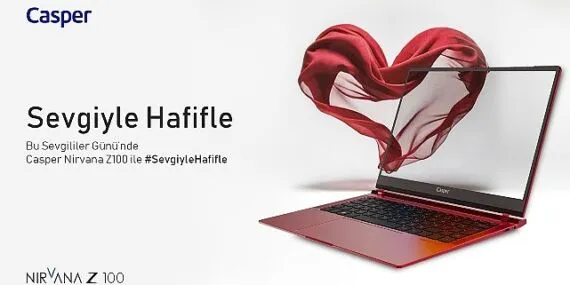 Casper’dan Sevgililer Günü’ne Özel Teknolojik Dokunuş Kırmızı Nirvana Z100! haberi