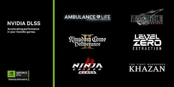DLSS, Kingdom Come: Deliverance II, FINAL FANTASY VII REBIRTH ve Daha Fazlasında Performansı Artırıyor haberi