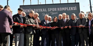 Deniz Baykal Spor Kompleksi açıldı haberi