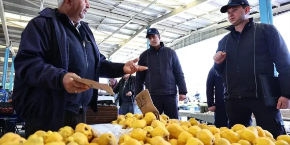 Denizli Büyükşehir’den pazaryerlerinde etiket denetimi haberi