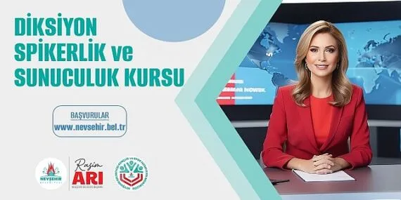 “Diksiyon, Spikerlik Ve Sunuculuk” Kurs Kayıtları Başladı haberi