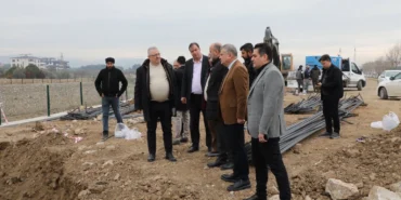 Edremit Çayı üzerine yeni köprü hızla ilerliyor haberi