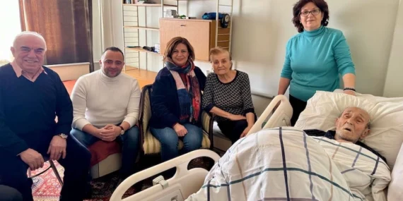 Eskişehirli amigoya Başkan Ünlüce'den ziyaret haberi