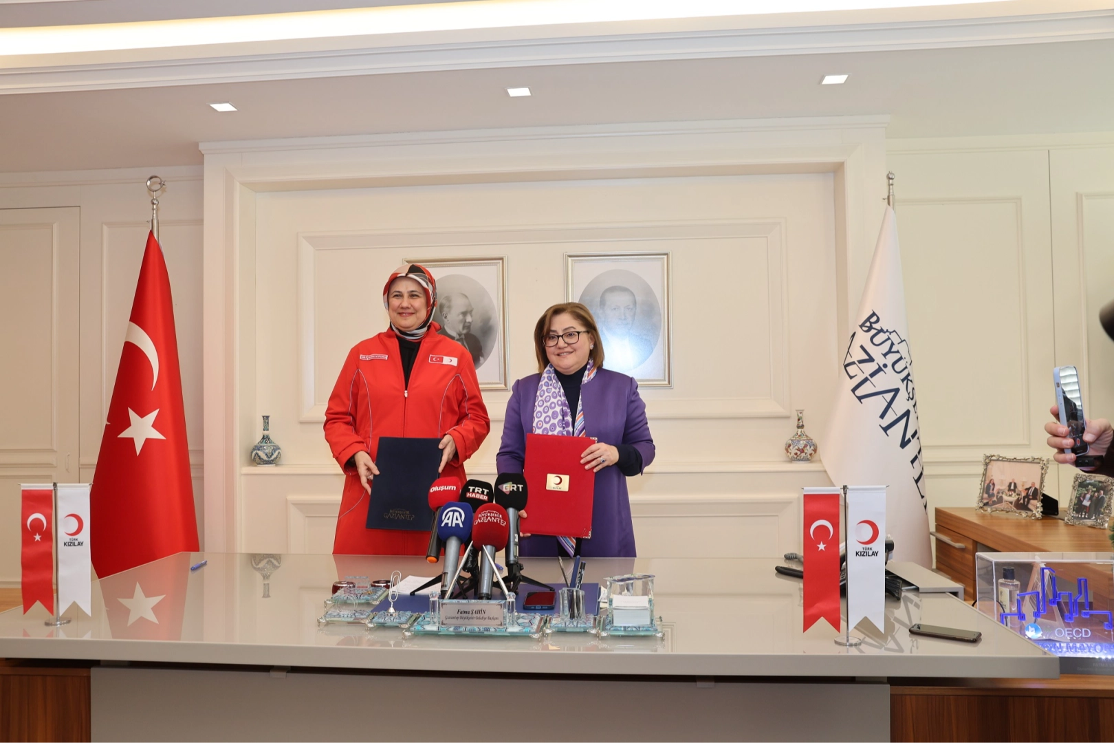 Gaziantep Büyükşehir ile Türk Kızılay'ından iş birliği haberi