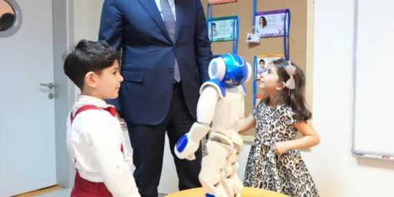 İTÜ Anaokulu'na Bakan Tekin'den ziyaret haberi