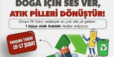İnegöl Belediyesi’nden Ödüllü Atık Pil Toplama Kampanyası haberi