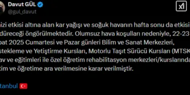 İstanbul'da hafta sonu sınav ve eğitimlere zorunlu ara! haberi