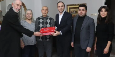 İzmit'te gaziler ve şehit ailelerine vefa ziyareti haberi