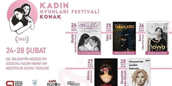 Kadın Oyunları Festivali Konak’ta başlıyor haberi