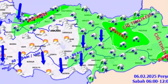 Kar yurda geldi… Meteoroloji 'kuvvetli' uyarılarını yaptı! haberi