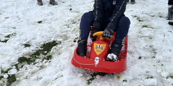 Karın tadını yine çocuklar çıkardı haberi