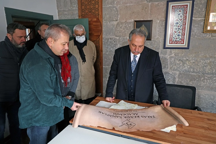 Kayseri Talas'ta Klasik Sanatlar Akademisi kuruluyor haberi