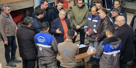 Kayseri Talas'ta asfalta yama haberi