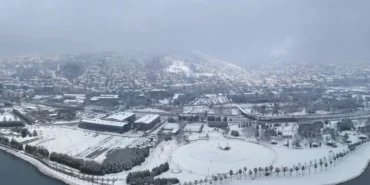 Kocaeli beyaz örtü ile kaplandı! Manzaralar ölümsüzleştirildi! haberi