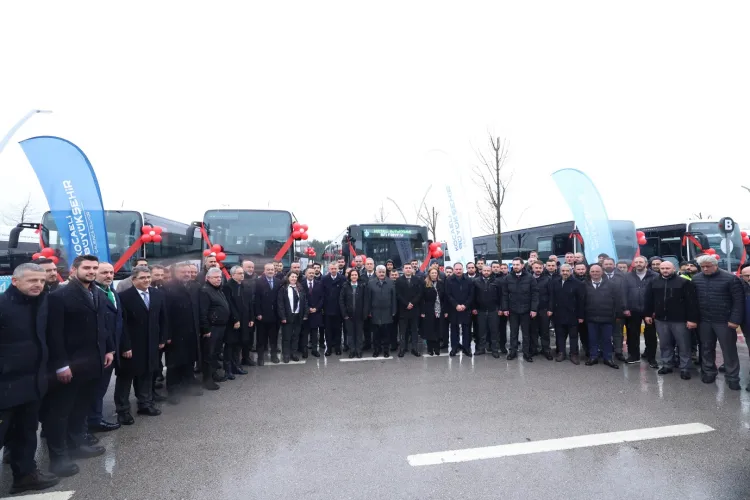 Kocaeli ulaşımına 27 yeni otobüs daha haberi