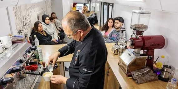 Konak’ta mobil barista eğitimleri başladı haberi