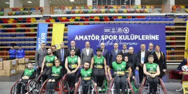 Konya'dan amatör spor kulüplerine 16 milyonluk malzeme desteği haberi