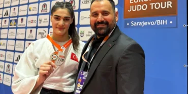 Konyalı  judocu Sinem Oruç Bronz Madalya kazandı haberi