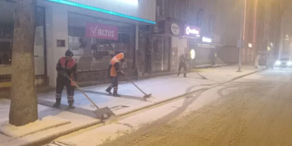 Maalatya'da kar mesaisi haberi