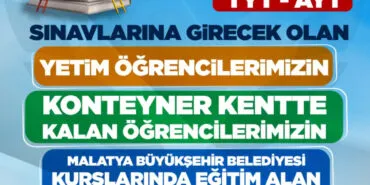 Malatya Büyükşehir’den öğrenci ve ailelerine destek haberi