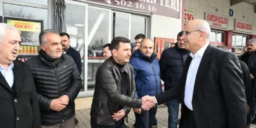 Malatya'da Başkan Er, terminal esnaflarıyla bir araya geldi haberi