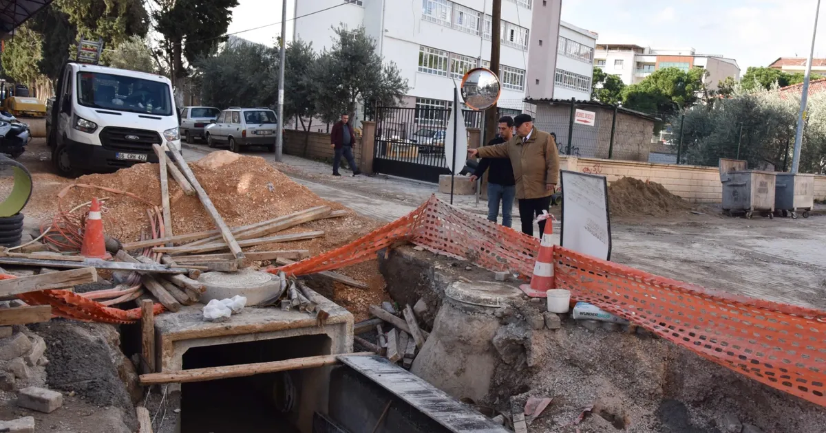 Manisa Akhisar'da yağmur suyu sorununa neşter haberi
