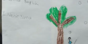 Manisa Soma'da öğrencilerden belediyeye resimli teşekkür haberi