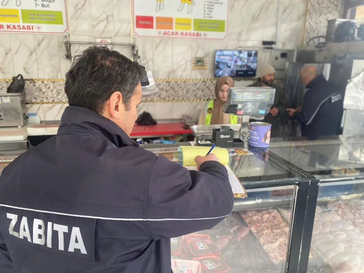 Mardin Midyat Zabıtası'ndan kasaplara denetim haberi